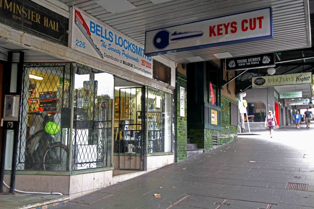 Bells Locksmiths Shopfront And Key Cutting Service Entrance
